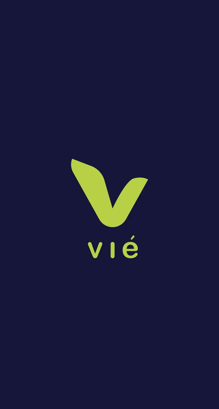 Vié brand splash screen