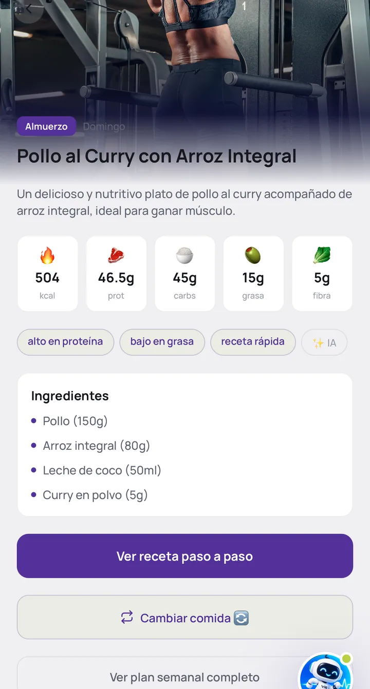 Vié nutrition experience