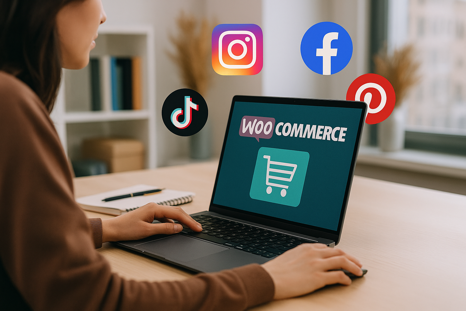 Tienda WooCommerce conectada a redes sociales